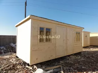 Бытовка строительная  двухкомнатная